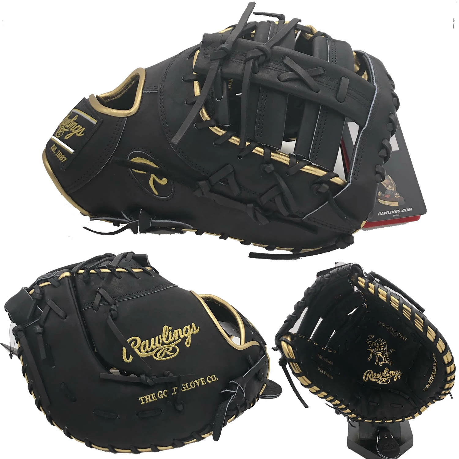 Kelly's Ultimate Sports Rawlings 3.0 Limited Edition Heart Of The Hide First Base 13" Slowpitch Glove-PRODCTBG 1 Kelly's Ultimate Sports Rawlings 3.0 Limited Edition Heart Of The Hide First Base 13" Slowpitch Glove-PRODCTBG