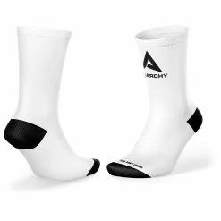 Kelly's Ultimate Sports Anarchy Performance Sports Socks - White - Big Logo