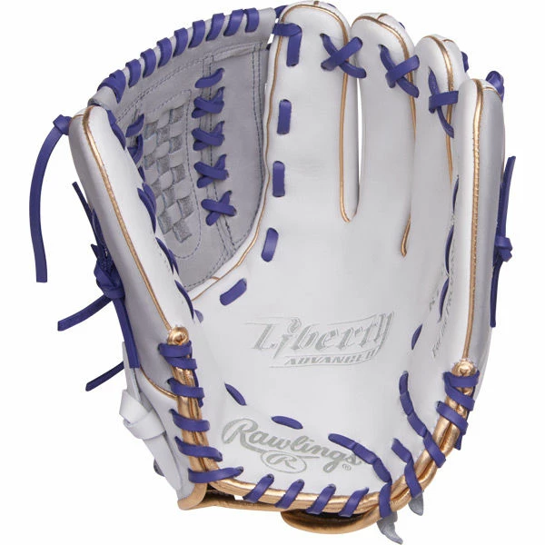 Kelly's Ultimate Sports Rawlings Liberty Color Series 12.5" Outfield Fastpitch Glove RLA125-18WPU 4 Kelly's Ultimate Sports Rawlings Liberty Color Series 12.5" Outfield Fastpitch Glove RLA125-18WPU - Image 4