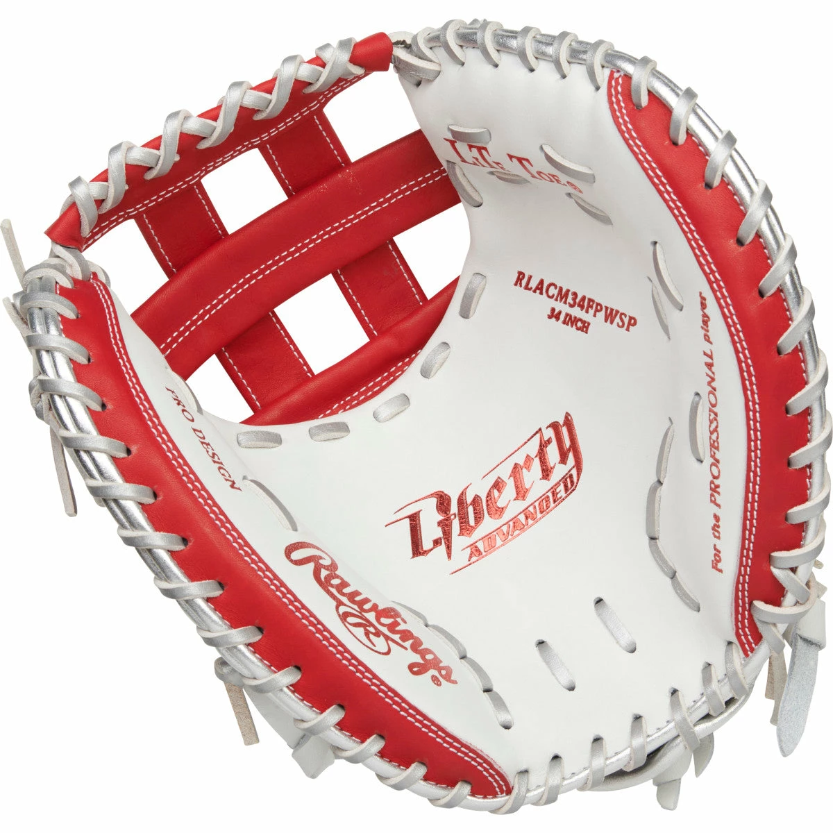 Kelly's Ultimate Sports 2022 Rawlings Liberty Advanced Series 34" Softball Catchers Glove - RLACM34FPWSP 2 Kelly's Ultimate Sports 2022 Rawlings Liberty Advanced Series 34" Softball Catchers Glove - RLACM34FPWSP - Image 2