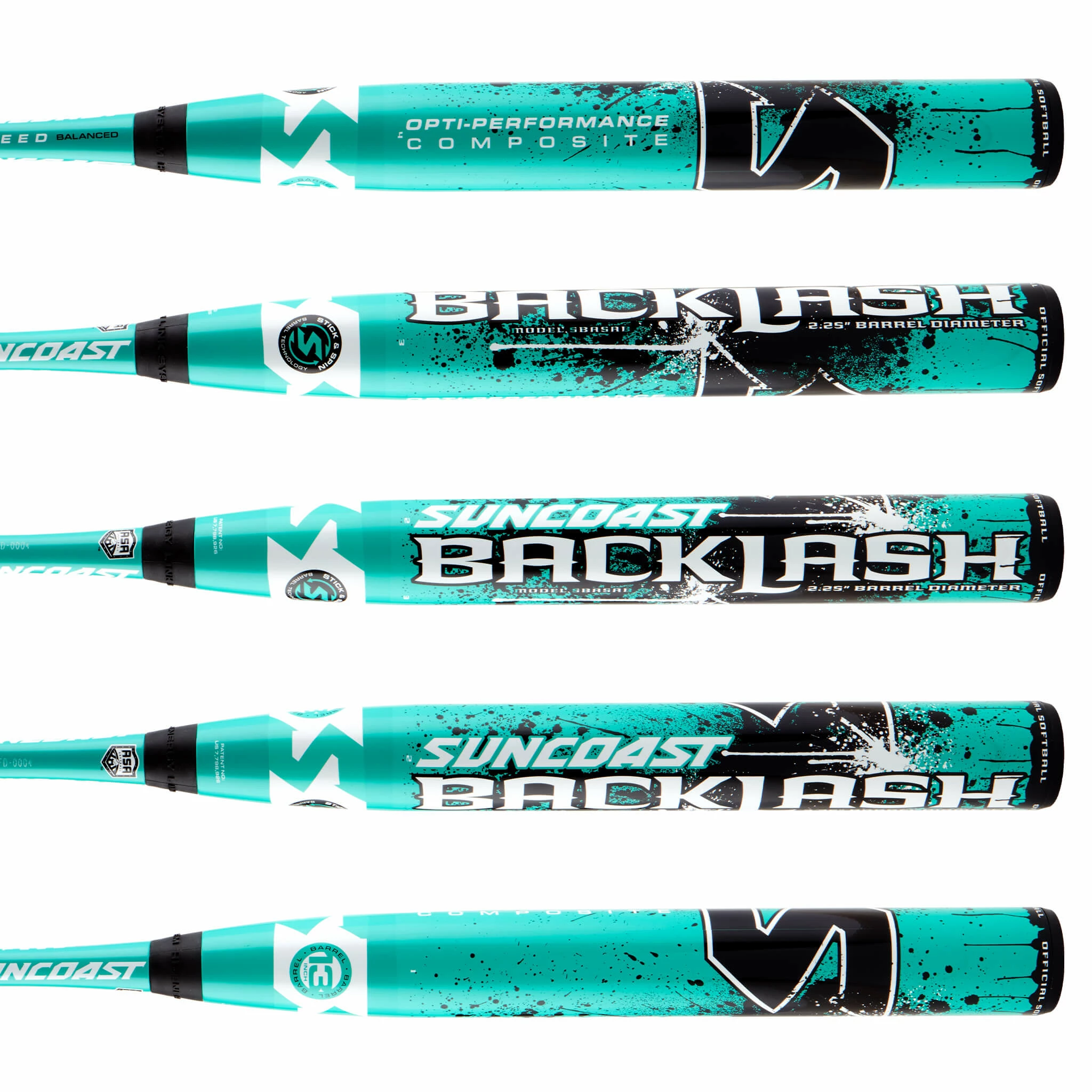 Kelly's Ultimate Sports Suncoast Backlash 13" Balanced 2PC ASA/USA Slowpitch Softball Bat - SBASAB 1 Kelly's Ultimate Sports Suncoast Backlash 13" Balanced 2PC ASA/USA Slowpitch Softball Bat - SBASAB