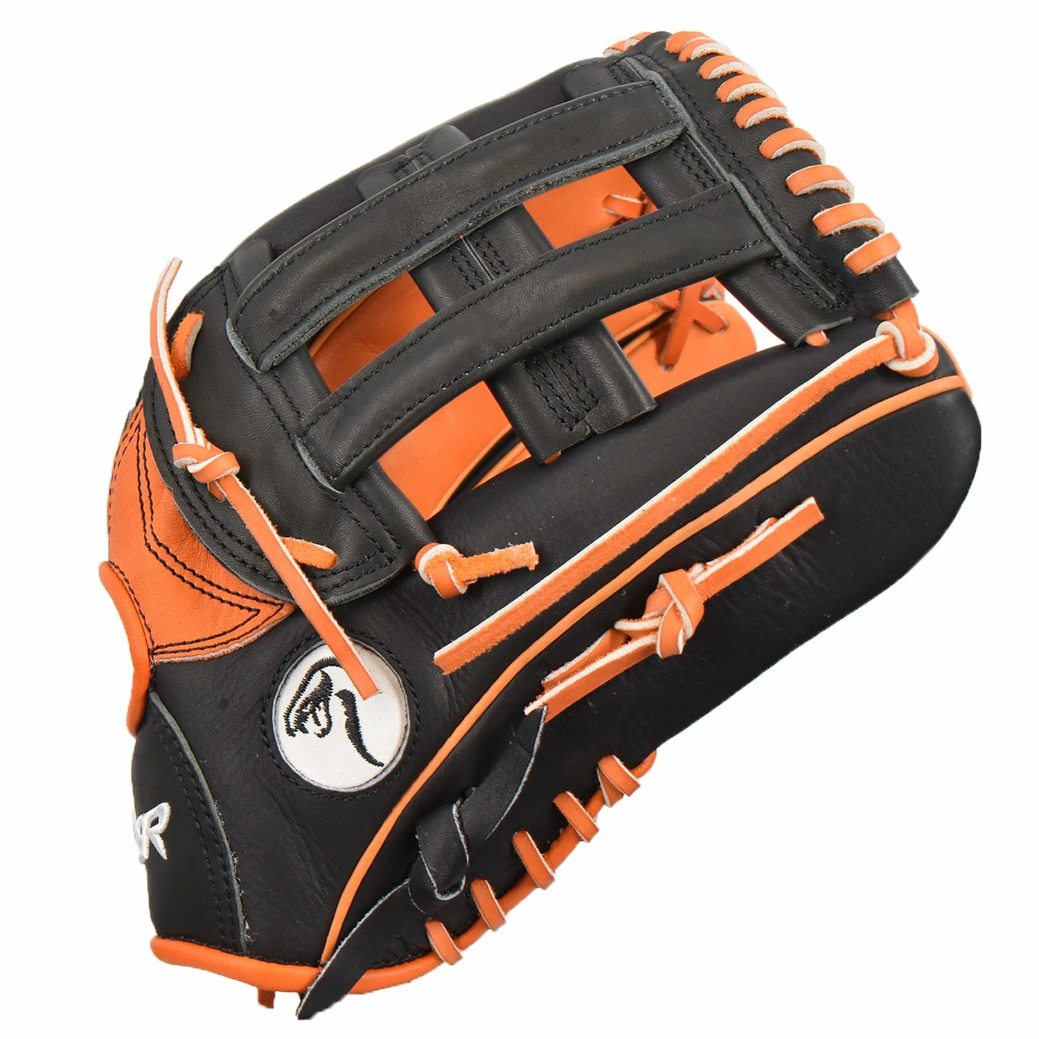 Kelly's Ultimate Sports Viper Premium Leather Slowpitch Softball Fielding Glove Game Ready Edition - VIP-H-SL-BLK-OR-002 1 Kelly's Ultimate Sports Viper Premium Leather Slowpitch Softball Fielding Glove Game Ready Edition - VIP-H-SL-BLK-OR-002