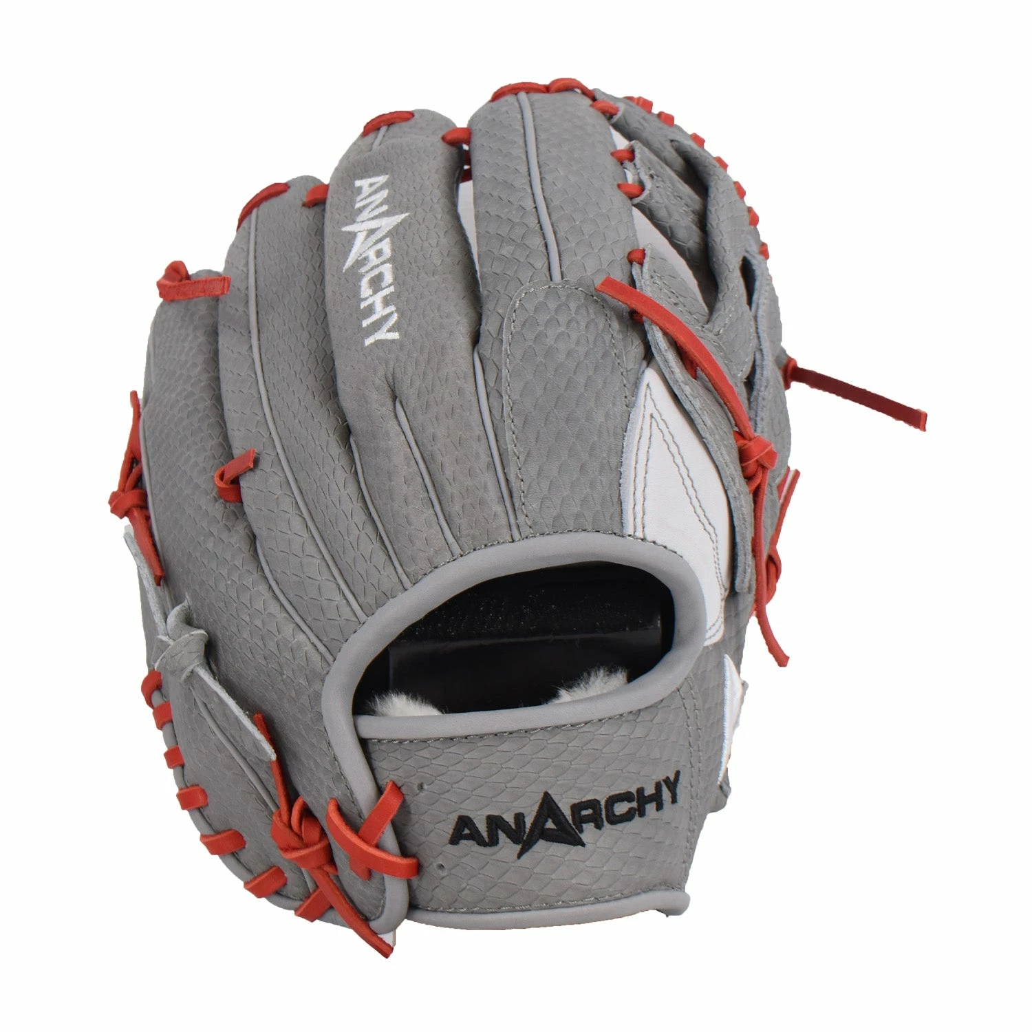 Kelly's Ultimate Sports Viper Premium Leather Slowpitch Softball Fielding Glove Anarchy Edition - VIP-H-GRP-W-RD-005 2 Kelly's Ultimate Sports Viper Premium Leather Slowpitch Softball Fielding Glove Anarchy Edition - VIP-H-GRP-W-RD-005 - Image 2