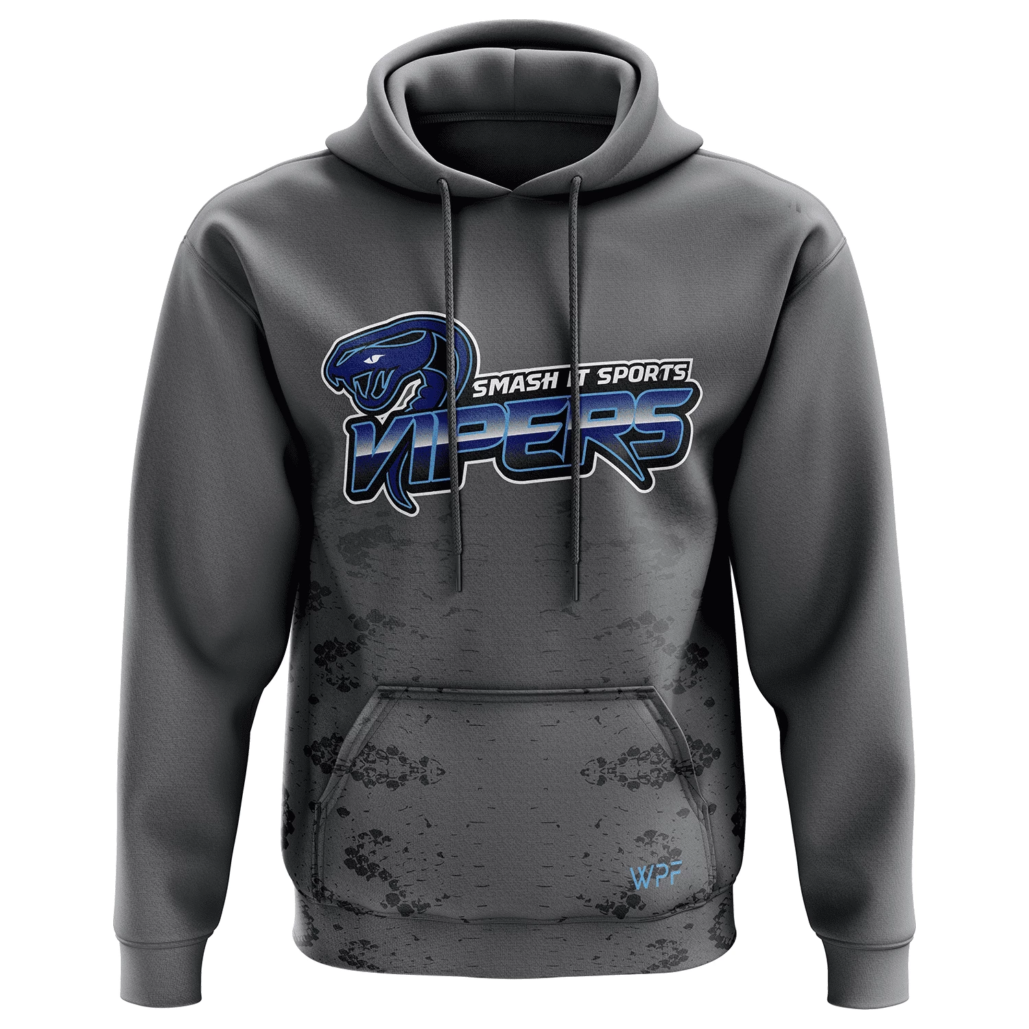 Kelly's Ultimate Sports Vipers Hoodie - Charcoal 1 Kelly's Ultimate Sports Vipers Hoodie - Charcoal
