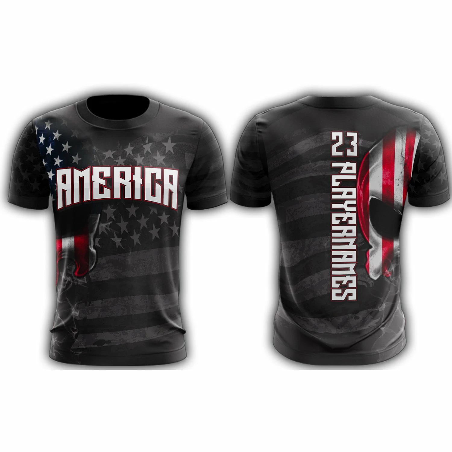 Kelly's Ultimate Sports America Short Sleeve Shirt (Customized Buy-In) 1 Kelly's Ultimate Sports America Short Sleeve Shirt (Customized Buy-In)