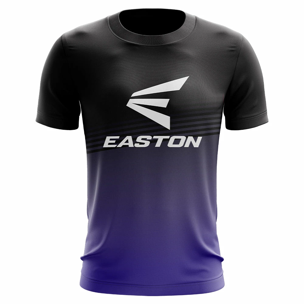 Kelly's Ultimate Sports Easton Short Sleeve Shirt - Fade (Black/Purple) 1 Kelly's Ultimate Sports Easton Short Sleeve Shirt - Fade (Black/Purple)
