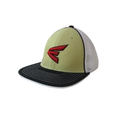 Kelly's Ultimate Sports Easton Hat By Pacific (404M) Black/White/Vegas Gold/Black/Red