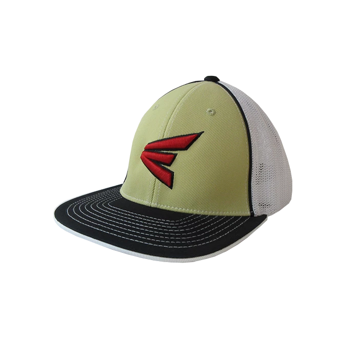 Kelly's Ultimate Sports Easton Hat By Pacific (404M) Black/White/Vegas Gold/Black/Red 1 Kelly's Ultimate Sports Easton Hat By Pacific (404M) Black/White/Vegas Gold/Black/Red