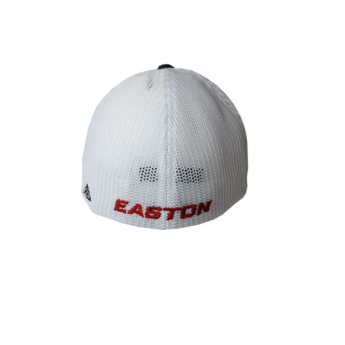 Kelly's Ultimate Sports Easton Hat By Pacific (404M) Black/White/Vegas Gold/Black/Red 3 Kelly's Ultimate Sports Easton Hat By Pacific (404M) Black/White/Vegas Gold/Black/Red - Image 3