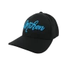 Kelly's Ultimate Sports Miken Hat By Pacific (404M) All Black/Electric Blue Script