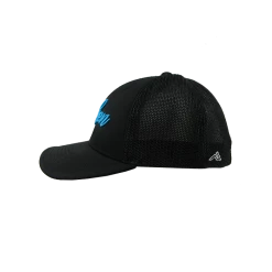 Kelly's Ultimate Sports Miken Hat By Pacific (404M) All Black/Electric Blue Script 5 Kelly's Ultimate Sports Miken Hat By Pacific (404M) All Black/Electric Blue Script -Gloves shop hat mik pac script black blue 2