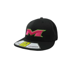 Kelly's Ultimate Sports Miken Hat By Richardson (PTS30) All Black/Neon Green/Pink