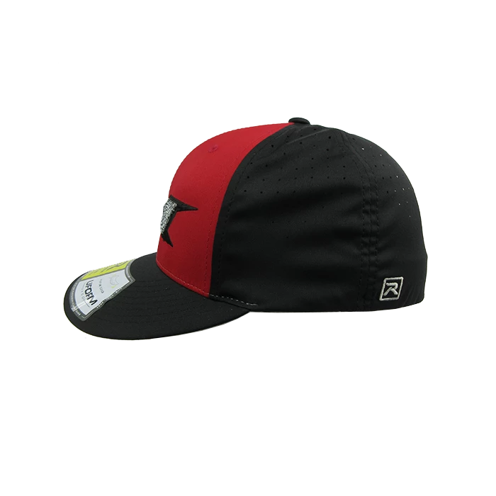 Kelly's Ultimate Sports Miken Hat By Richardson (PTS30) Black/Black/Red/Black/Zebra 3 Kelly's Ultimate Sports Miken Hat By Richardson (PTS30) Black/Black/Red/Black/Zebra - Image 3