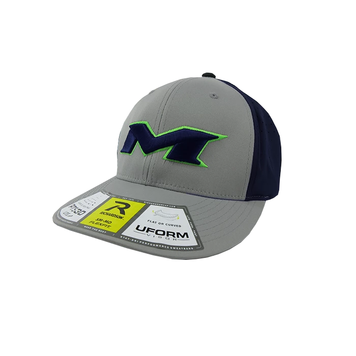 Kelly's Ultimate Sports Miken Hat By Richardson (PTS30) Grey/Navy/Grey/Neon Green/Navy 1 Kelly's Ultimate Sports Miken Hat By Richardson (PTS30) Grey/Navy/Grey/Neon Green/Navy