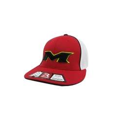 Kelly's Ultimate Sports Miken Hat By Richardson (R165) Red/White/Red/Volt/Black