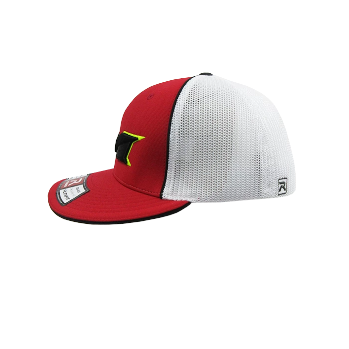 Kelly's Ultimate Sports Miken Hat By Richardson (R165) Red/White/Red/Volt/Black 2 Kelly's Ultimate Sports Miken Hat By Richardson (R165) Red/White/Red/Volt/Black - Image 2