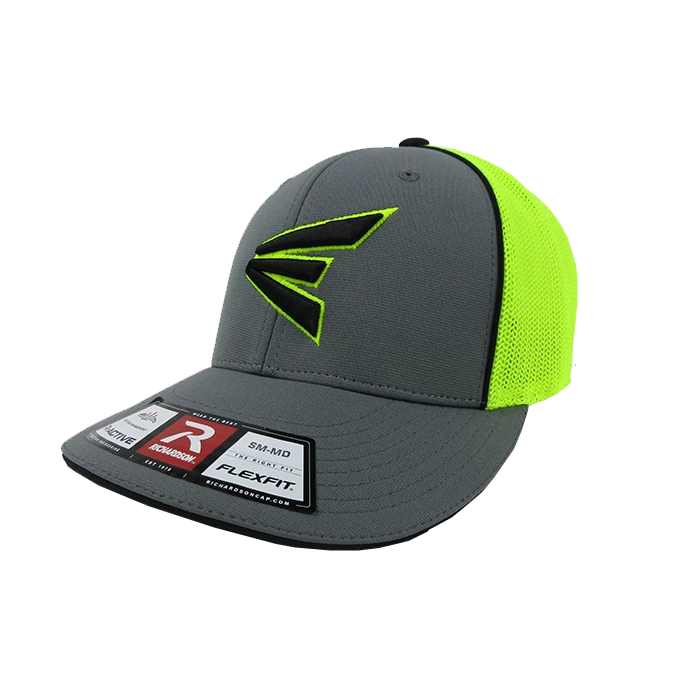 Kelly's Ultimate Sports Easton Hat By Richardson (R165) Charcoal/Volt/Charcoal/Volt/Black 1 Kelly's Ultimate Sports Easton Hat By Richardson (R165) Charcoal/Volt/Charcoal/Volt/Black