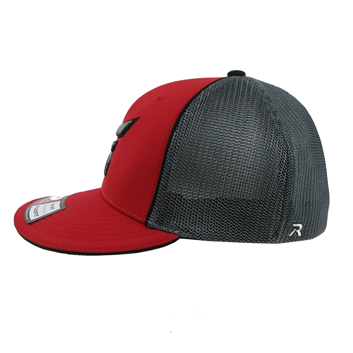 Kelly's Ultimate Sports Easton Hat By Richardson (R165) Red/Charcoal/Red/Black/Char 2 Kelly's Ultimate Sports Easton Hat By Richardson (R165) Red/Charcoal/Red/Black/Char - Image 2