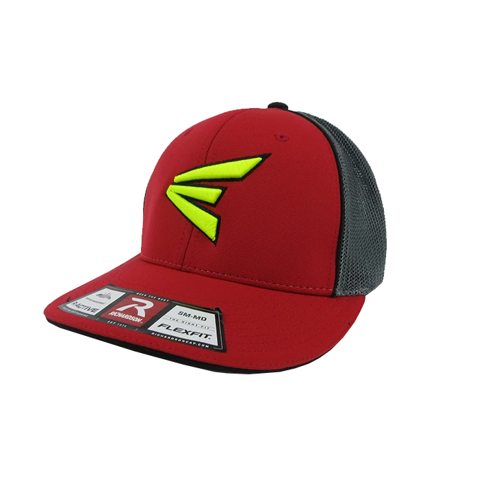 Kelly's Ultimate Sports Easton Hat By Richardson (R165) Red/Charcoal/Red/Black/Volt 1 Kelly's Ultimate Sports Easton Hat By Richardson (R165) Red/Charcoal/Red/Black/Volt
