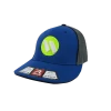 Kelly's Ultimate Sports Worth Hat By Richardson (R165) Blue/Charcoal/Blue/Volt/White