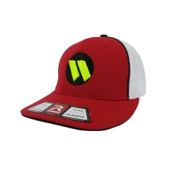 Kelly's Ultimate Sports Worth Hat By Richardson (R165) Red/White/Red/Black/Volt
