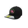 Kelly's Ultimate Sports Worth Hat By Richardson (PTS30) All Black/Neon Green/Pink