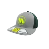 Kelly's Ultimate Sports Worth Hat By Richardson (PTS30) Grey/Dark Green/Grey/Volt/Volt