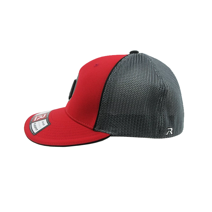Kelly's Ultimate Sports Worth Hat By Richardson (R165) Red/Graphite/Red/Graphite/Black 2 Kelly's Ultimate Sports Worth Hat By Richardson (R165) Red/Graphite/Red/Graphite/Black - Image 2