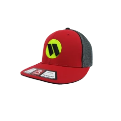 Kelly's Ultimate Sports Worth Hat By Richardson (R165) Red/Graphite/Red/Volt/Black