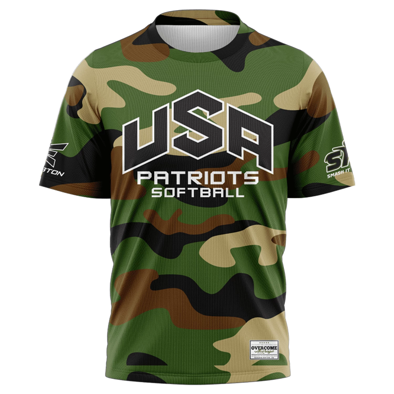 Kelly's Ultimate Sports USA Patriot - Replica Jersey Short Sleeve Shirt - Camo 1 Kelly's Ultimate Sports USA Patriot - Replica Jersey Short Sleeve Shirt - Camo