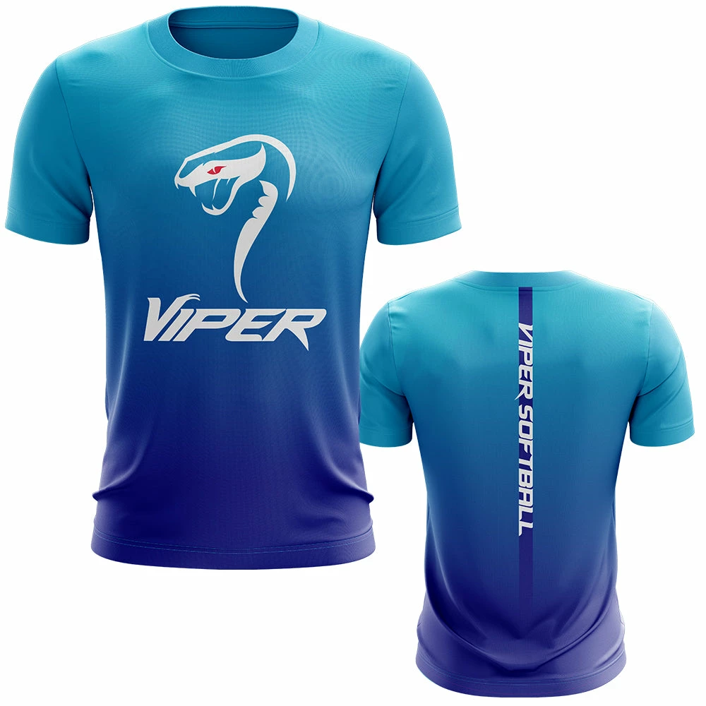 Kelly's Ultimate Sports Viper Sports Short Sleeve Shirt - Fade (Blue/White) 1 Kelly's Ultimate Sports Viper Sports Short Sleeve Shirt - Fade (Blue/White)